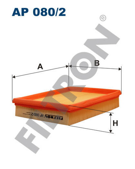 Hava Filtresi Peugeot 206 1.1-1.1i-1.4-1.4i-1.6-1.6 1.6 16v 98- - Xsara 1.4i-1.6 resmi