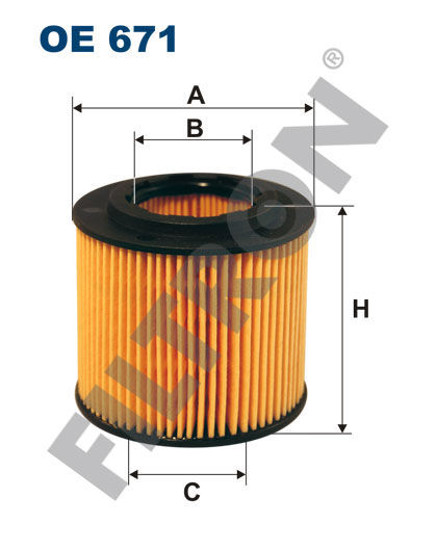 Yağ Filtresi Polo 05 Fox 05 Cordoba 02 Ibıza Iv-V 02 Fabıa 01 1.2-1.2 12v resmi