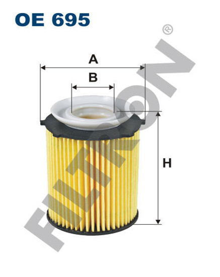 Yağ Filtresi Mercedes A Seri W176 A180-A200-A250-B Seri W246 B180-B200-B220-B250 resmi