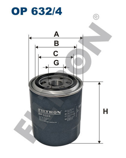 Yağ Filtresi H100 2.5 Tcı-Starex 97- 2.5 Tdcı - H1 01- 2.5 Crdı W933.4 resmi