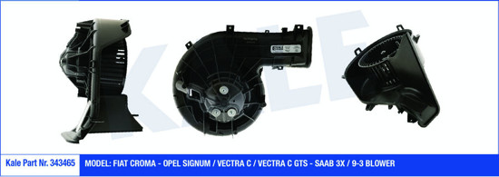 Kalorifer Motoru 12v Opel Sıgnum-Vectra C-Vectra C Gts-Saab 3x / 9-3 Otom.-Klima resmi