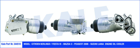 Motor Yağ Soğutucu Fiesta-Fusıon- Peugeot 206-Peugeot 307-Bipper-Nemo-Saxo Iı 1. resmi