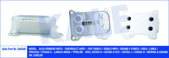 Motor Yağ Soğutucusu Astra H-Corsa D-Doblo-Linea-Grande Punto 1.3 Dmtj Z13dth resmi