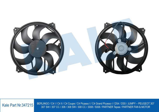 Fan Motoru Berlingo-C4 I-Iı-Ds4-Ds5-Jumpy-307-308-5008-Partner resmi