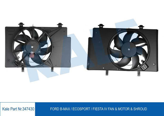 Fan Motoru Davlumbazlı Ford Bmax 1.5tdcı-1.6tdcı 12 Fiesta V 1.6tdcı 07-09 Fıest resmi