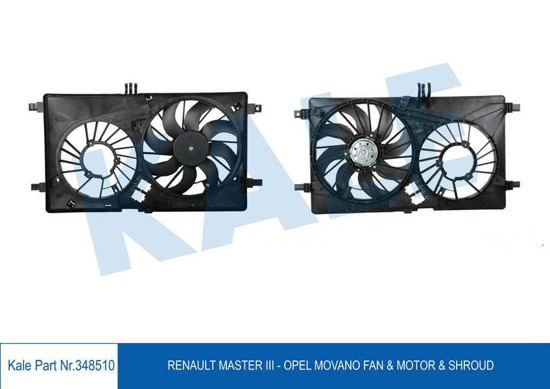 Fan Motoru Komple Master-Movano Iıı 2.3 Dcı-Cdtı 10 resmi