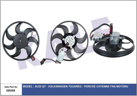 Fan Motoru Audi Q7-Volkswagen Touareg-Porche Cayenne Fan Motor resmi