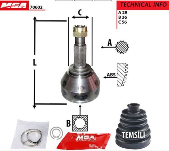 Aks Kafa Dış-(Nıssağ: Qashqaı 07>13 "2.0 Dcı Dışel"/Xtraıl 08>12 "2.0 Dcı Dışel" resmi