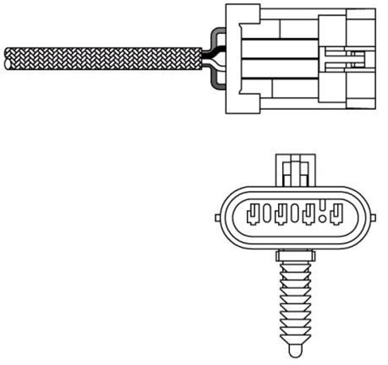 Oksijen Sensörü Astra G 1.4 16v 98-05 -Astra G 1.6 16v-Vectra B 1.6 16v 95-02 -A resmi