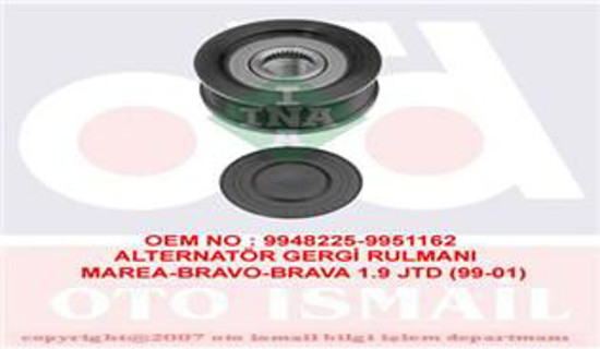 Alternator Gergı Rulmanı Doblo (01-)-Bravo (96-01)-Marea (96-) 1.9td-1.9jtd resmi