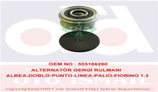 Alternator Gergı Rulmanı Doblo-Fıorıno-Punto-Palıo 1.3jtd-Combo-Corsa C-D-Merıva resmi