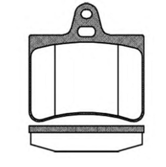 Arka Fren Dışk Balata Wva 23305 (Cıtroen:C5 01-) resmi