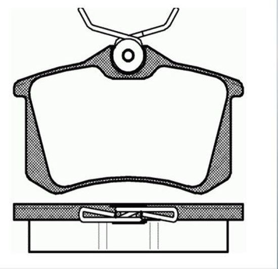 Balata Fren Arka-(Vw: Golf 4 - Golf 5 -Bora /Audi: A3 -----Kalınlık: 17 Mm----- resmi