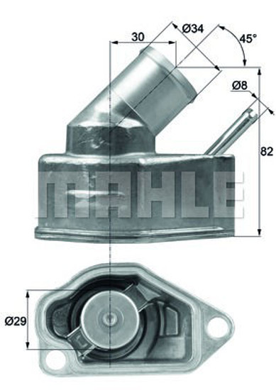 Termostat : Komple Vectra A-B Astra F X20xev 96-01 resmi