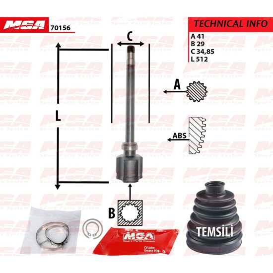 Aks Kafası İç  Sağ Mafsağlı (Fiat: Ducato Peugeot: Boxer Cıtroen: Jumper 2.2mjtd resmi