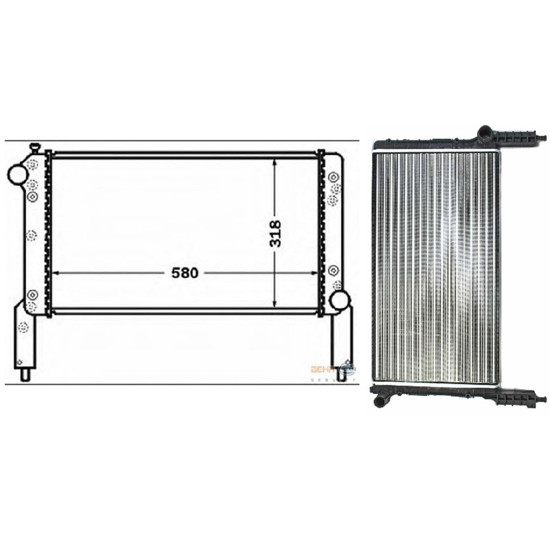 Su Radyatoru Fiat:Doblo 1.2 00-- resmi