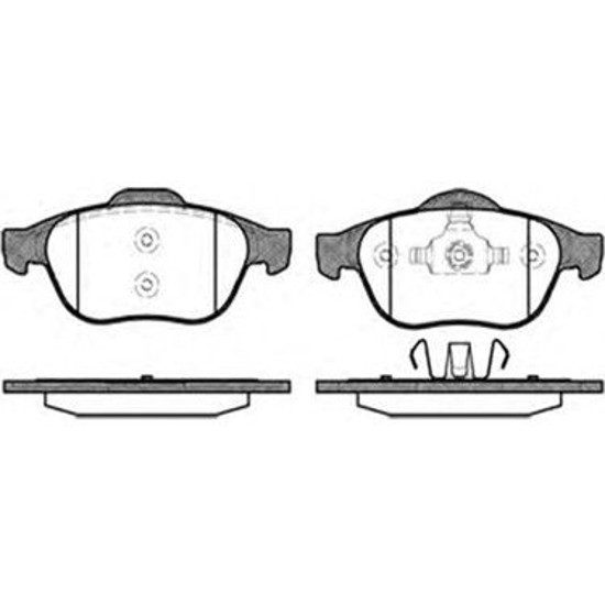 Fren Balatası On Wva 23245 ( Renault : Laguna Iı 01- 16-17 Jant ) resmi