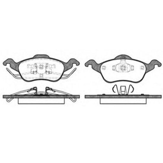 Fren Balatası On Wva 23154 ( Ford : Focus 1.4 98- ) resmi