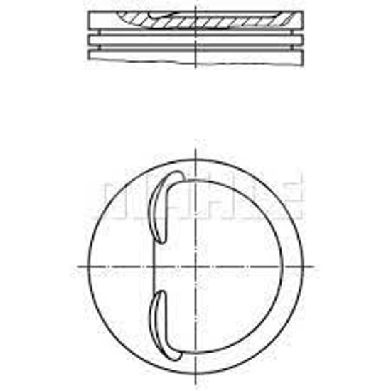 Motor Piston+Segman Tmpr-Slx 1600 (86.40 Çap) Std resmi