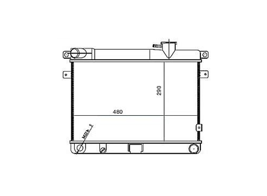 Su Radyatoru Fiat:M131 293x470x32 resmi