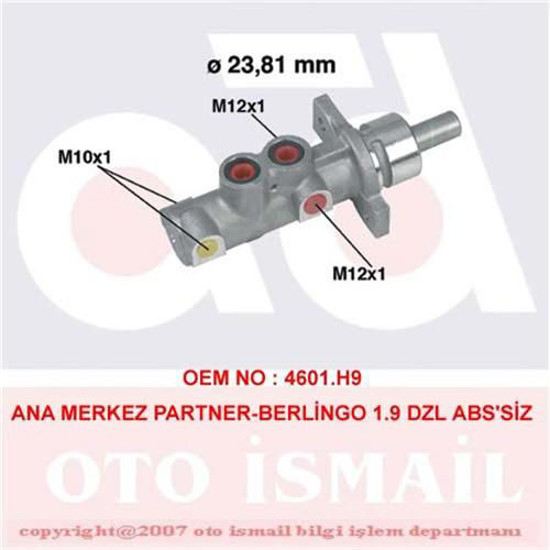 Ana Merkez 306 1.8-2.0 16v-1.9d 2.0hdı 97-02 Partner-Berlingo 1.6hdı 06-15 1.9d resmi