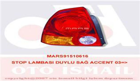 Stop Sağ Accent 08/02-11/05 resmi