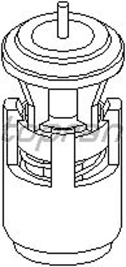 Termostat Polo-Cordoba-Fabia Aee-Alm-Aft-Bcb-Bora 1,6 16v resmi