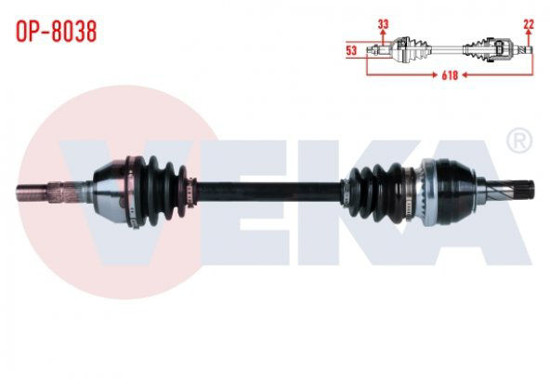 Aks Komple Sol A13dte-1,3 Cdtı Astra J resmi