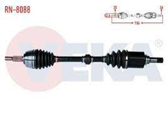 Aks Komple On Sol 1.6 16v Dacıa Duster resmi