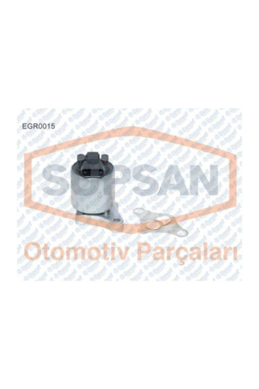 Egr Valf (Yatay Soket) ( Opel : Astra G Corsa C Vectra B /C Zafıra 1.4 1.6 Z14xe resmi