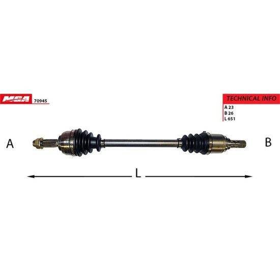 Aks Sol (Renault: Clıo Iıı 1.2y 16v 05-12 /Renault: Modus 1.2 05-12) resmi