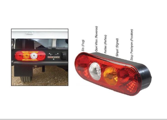 Stop Lambası Kablolu Komple R/L Ym.V347 Transıt Kamyonet resmi