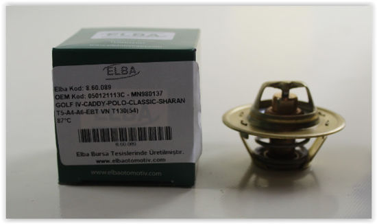 Termostat Bora-Caddy-Golf-Passat-Polo-T5-Sharan-Octavıa-Fabıa-Toledo-Ibıza-Cordo resmi