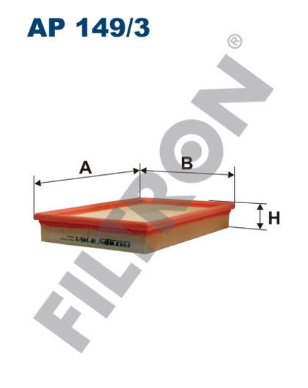 Hava Filtresi Caddy 3 04 Golf 4 00-06 Polo 02 Cordoba-Leon-Toledo 1.4 16v-1.6 resmi