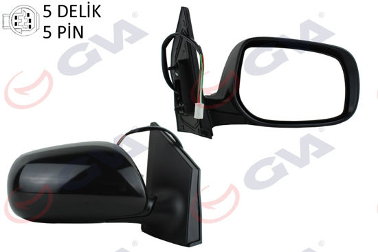 Dış Dikiz Aynası Elektrikli Astarlı Isıtmalı Sağ Corolla 08-10 Vm-6263nehpr resmi