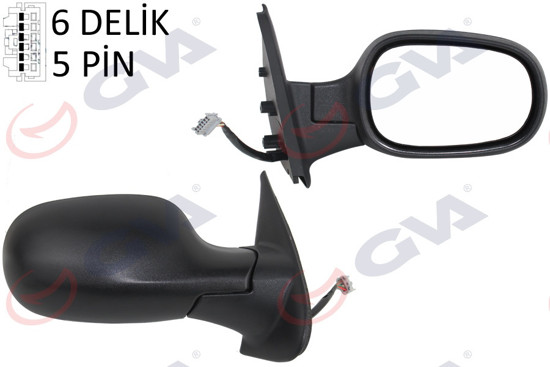 Dış Dikiz Aynası Elektrikli Sağ Nıssan Miç Ra 03-08 Vm-222 Ehr resmi