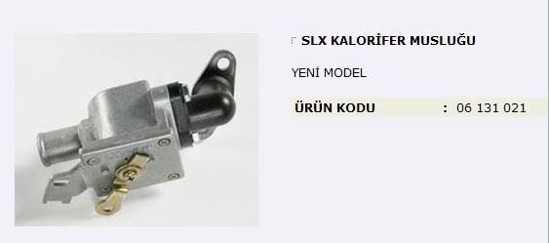 Kalorıfer Muslugu (Plastık) Dogan Slx resmi