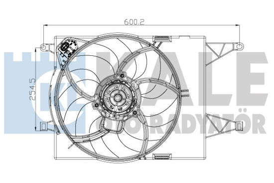 Fan Motoru Linea 1.4 Mpı 07 Ac Davlumbazlı resmi