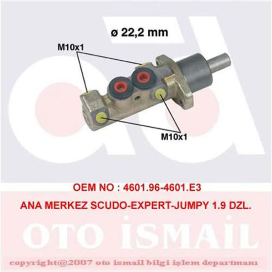 Ana Merkez Scudo-Expert-Jumpy 1.6-1.9d-1.9td 96 22.2 Mm resmi