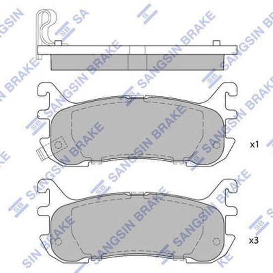 Balata Arka Disk Mazda 323 Lantıs 95-98 Mx-5 98-02 Gdb3129 resmi