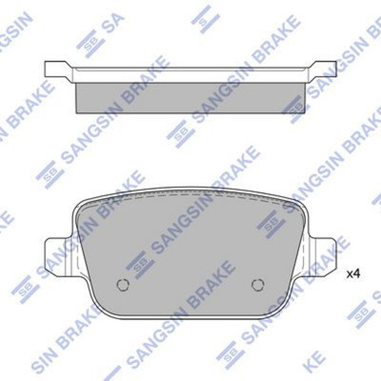 Arka Balata Mondeo 07 Galaxy 06 Smax 06 Volvo V70 08 S80 06 Xc70 07 Gdb1708-Gdb1 resmi