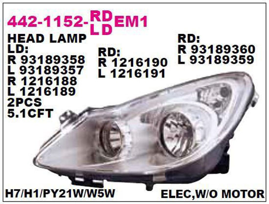 Far Sol Corsa D Bm 07- resmi