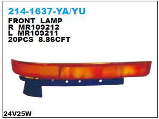 Sinyal Lambası Sol Canter (Fe515, Fe519, Fe635, Fe659) 2.8 D:3.6 D:3.9 D:3.9 Td resmi