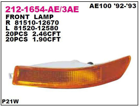 Tampon Sinyali Sol Corolla Ae100/Ae101 Benzin 93-97 resmi