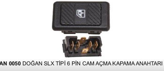 Cam Kaldırma Anahtarı Fiat Slx Tip 6pin resmi