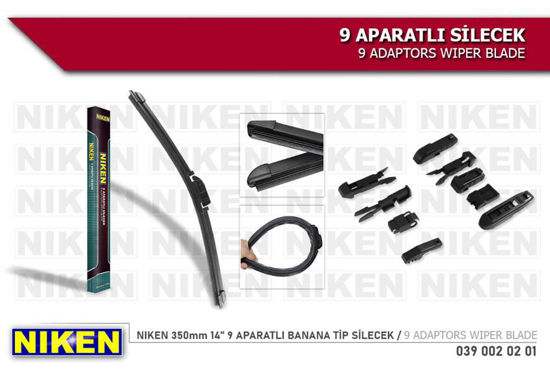 Silecek 350mm 9 Aparatlı Muz Banana Tip resmi