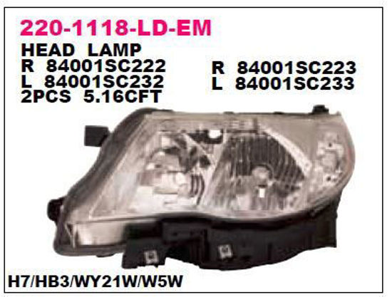 Far Sağ Forester (Sh) 2.0:2.5 T:2.0 Td 08-12 resmi