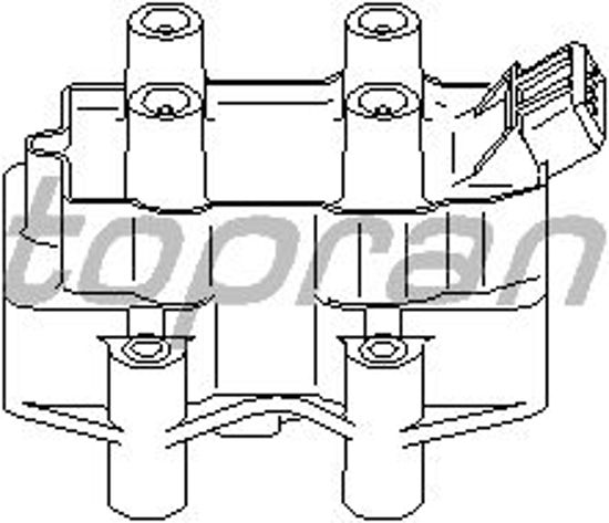 Atesleme Bobını Astra F 2.0 16v (95-98)-Vectra A 2.0 16v (94-95)-Vectra B 2.0 16 resmi