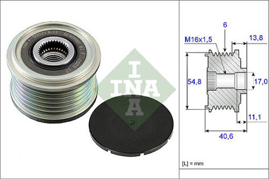 Alternator Kasnaıı (Rulmanlı) Clıo Iıı-Kng-Mgn Iı-Modus-Scenıc-Twng-Note-Mıcra-Q resmi