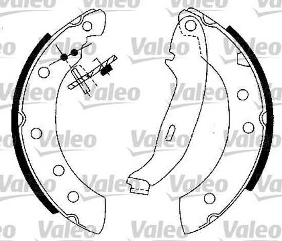 Arka Pabuç Balata P106-P206-P306-Saxo-Clıo Iı-Symbol-Thalıa-Lgn-Twng-Logan 04>Sa resmi